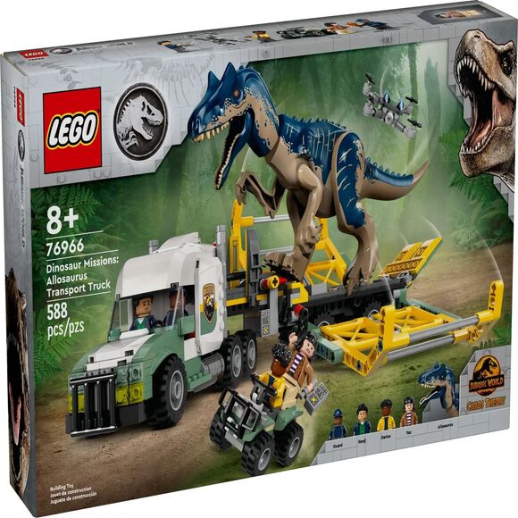 Lot of 2 Lego Jurassic World Dinosaur Building Sets (76965 & 76966), New, Sealed - Picture 10 of 16
